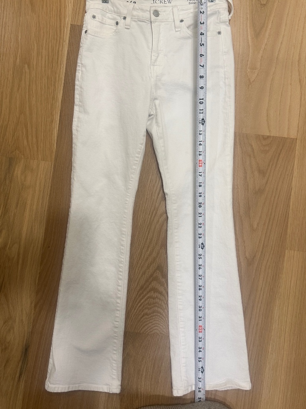 Size 26 J CREW Demi Bootcut jeans